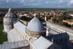 Plaza De Los Milagros En Pisa Vista Desde La Torre Inclinada